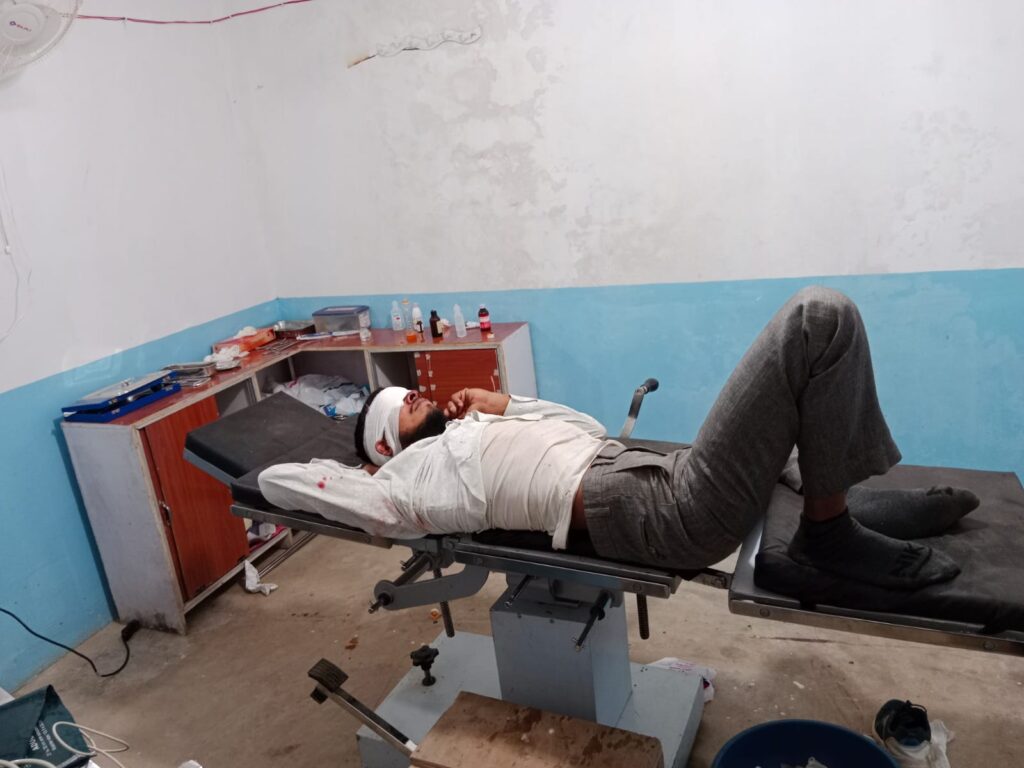 गढ़वा। बरडिहा दो बाइक में हुइ आमने सामने टक्कर, बाइक सवार हुए जख्मी