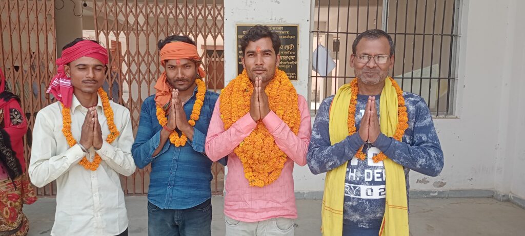 केतार पंचायत से मुखिया युवा उम्मीदवार प्रमोद कुमार ने किया नामांकन दाखिल