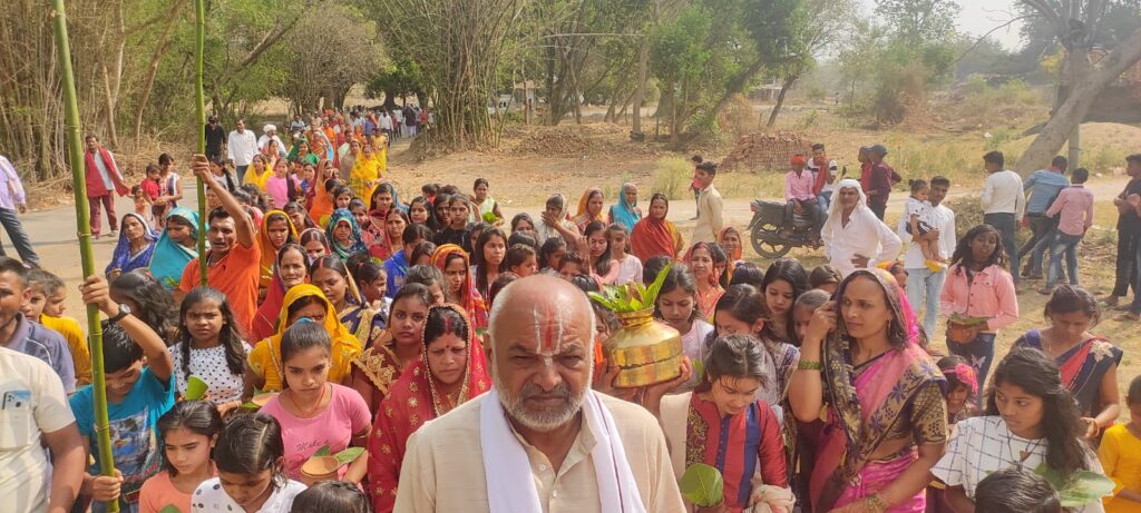 भगवान श्री राम जी की प्राण प्रतिष्ठा का कार्यक्रम आरंभ.