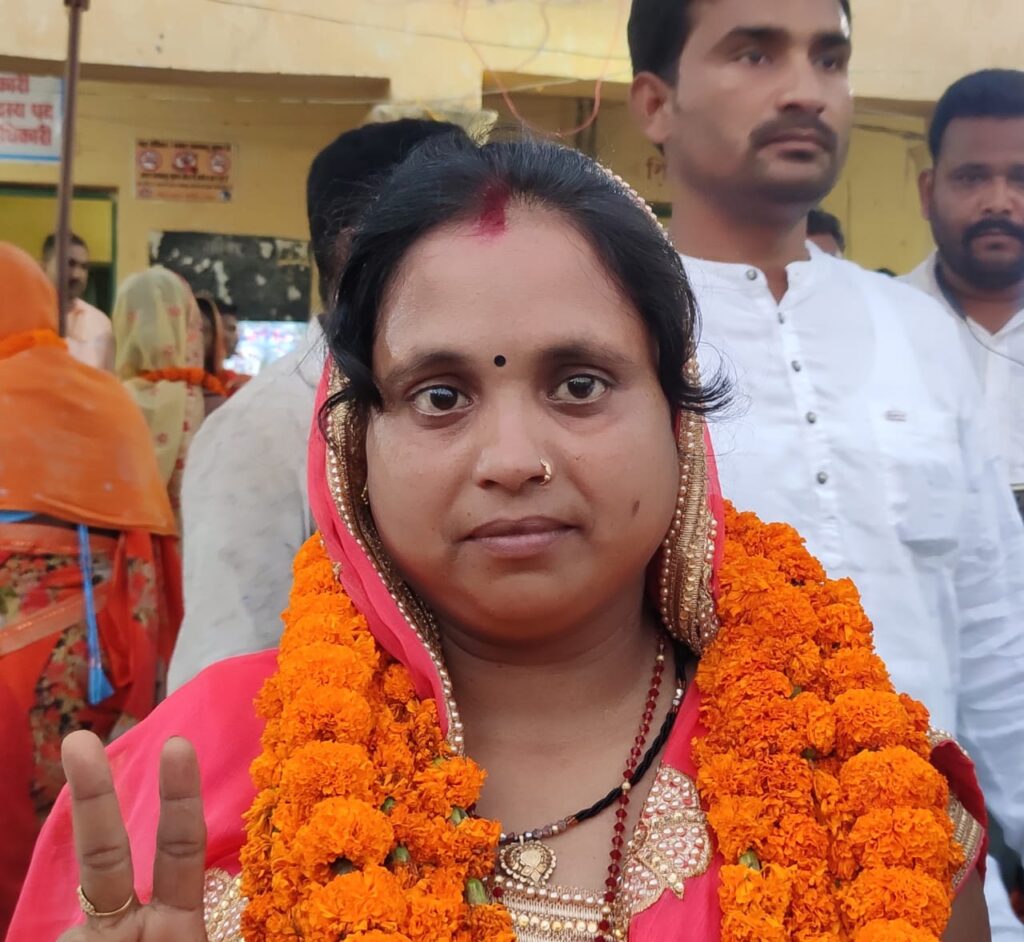 सोनी देवी  रमना के बहियार खुर्द  पंचायत से मुखिया निर्वाचित