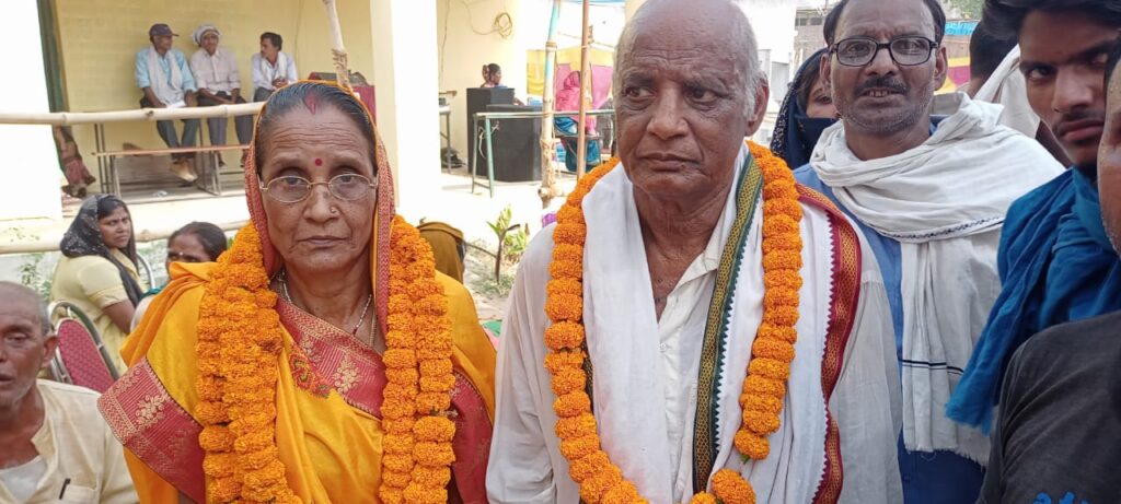 धर्मशीला देवी केतार प्रखंड के केतार पंचायत से पंचायत समिति सदस्य निर्वाचित