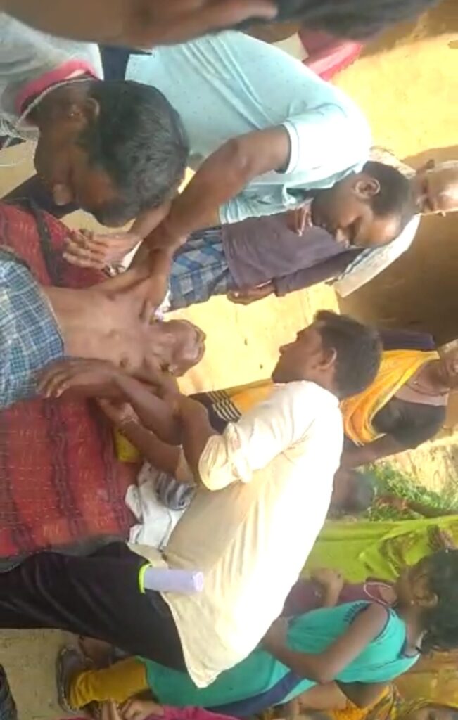 अरसली उत्तरी बस्ती निवासी नन्हकू चन्द्रवंसी का शराब पिने से हालत गंभीर