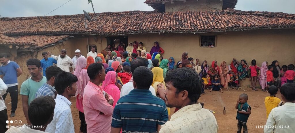 काम करने गए युवक की हाइटेंसन तार के चपेट में आने से हुई मौत।
