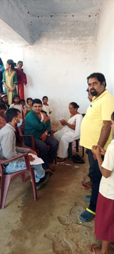 डंडई-  मध्य विद्यालय झोतर में 130  लोगों को लगाया गया बूस्टर डोज।