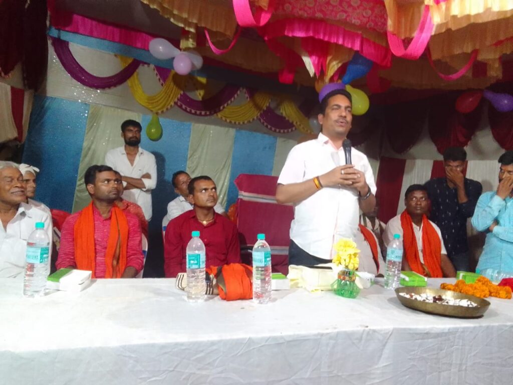क्षेत्रीय विधायक भानू प्रताप शाही के द्वारा बजरंगी बली सिरियल का किया गया शुभारंभ
