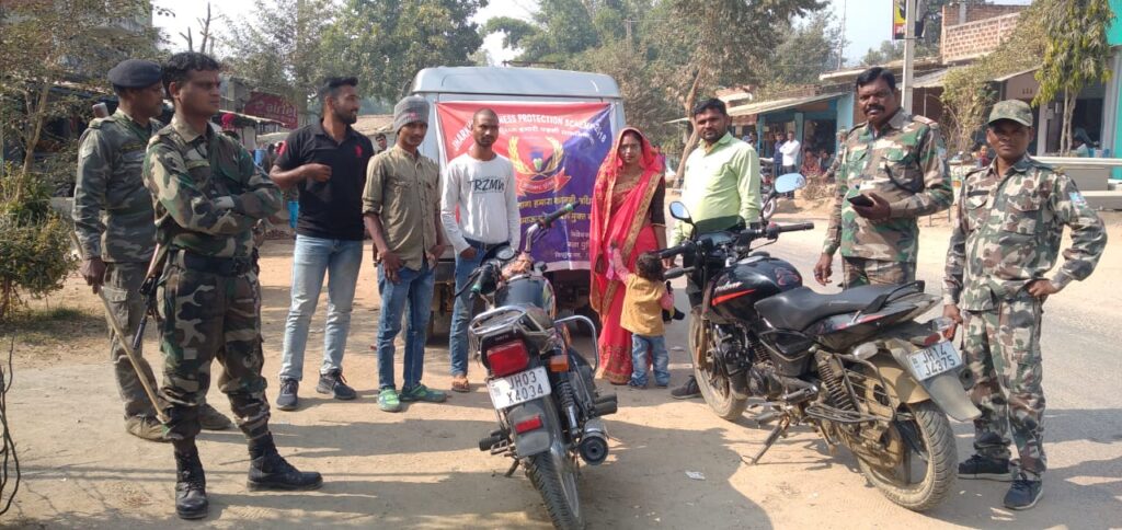 पुलिस ने चलाया वाहन चेकिंग अभियान।