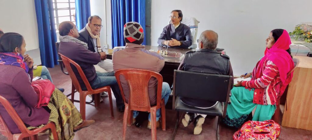 बीडीओ की अध्यक्षता में साक्षरता समिति का बैठक किया गया