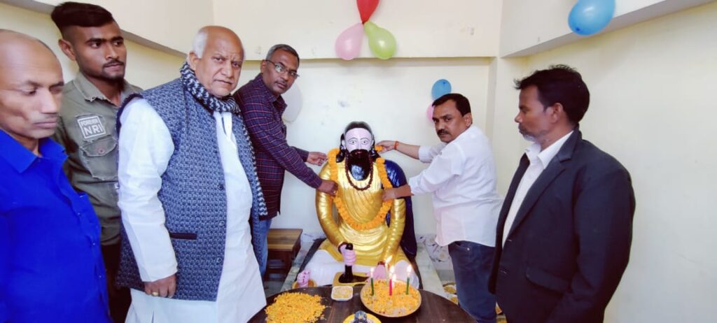 भाजपा नेता रविंद्र सिंह ने संत रविदास की जयंती पर किया नमन,बोले -उनके विचार समाज कल्याण के लिए प्रेरणास्रोत