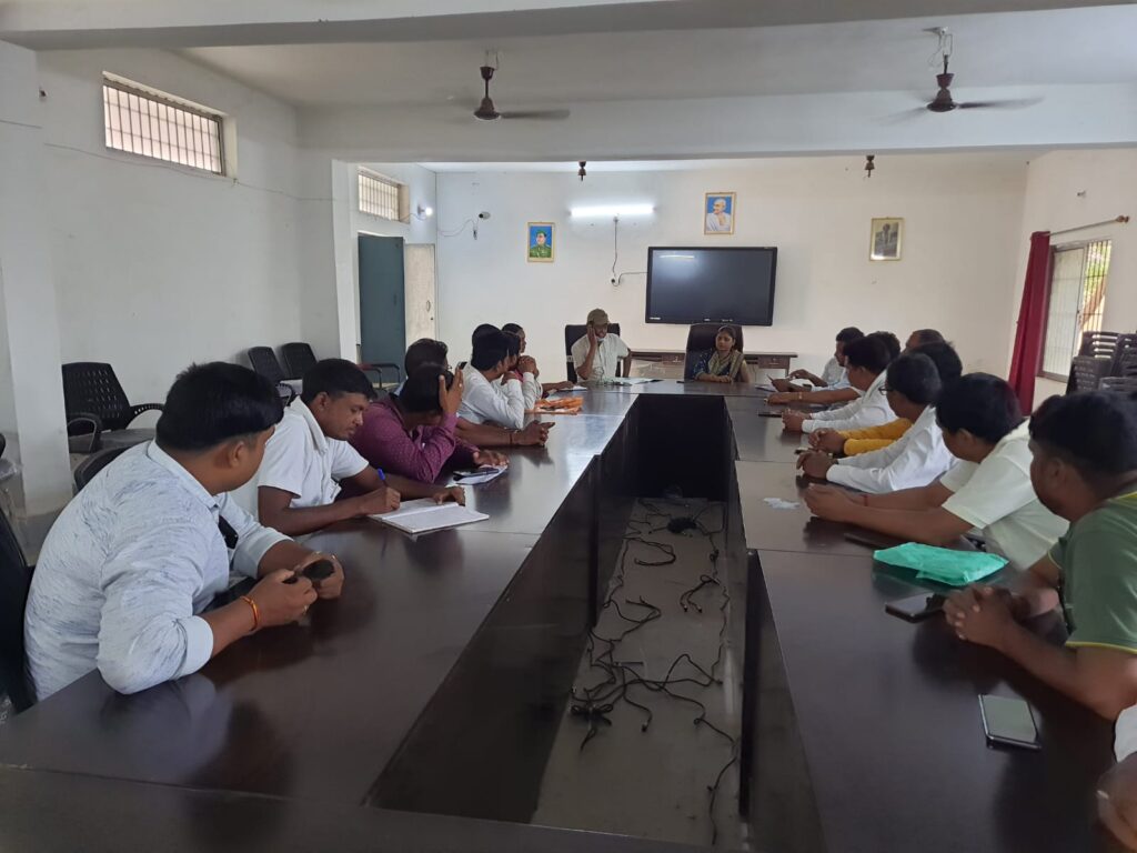 स्वतंत्रता दिवस की तैयारी को लेकर हुई बैठक, झंडातोलन के समय का किया गया निर्धारण।