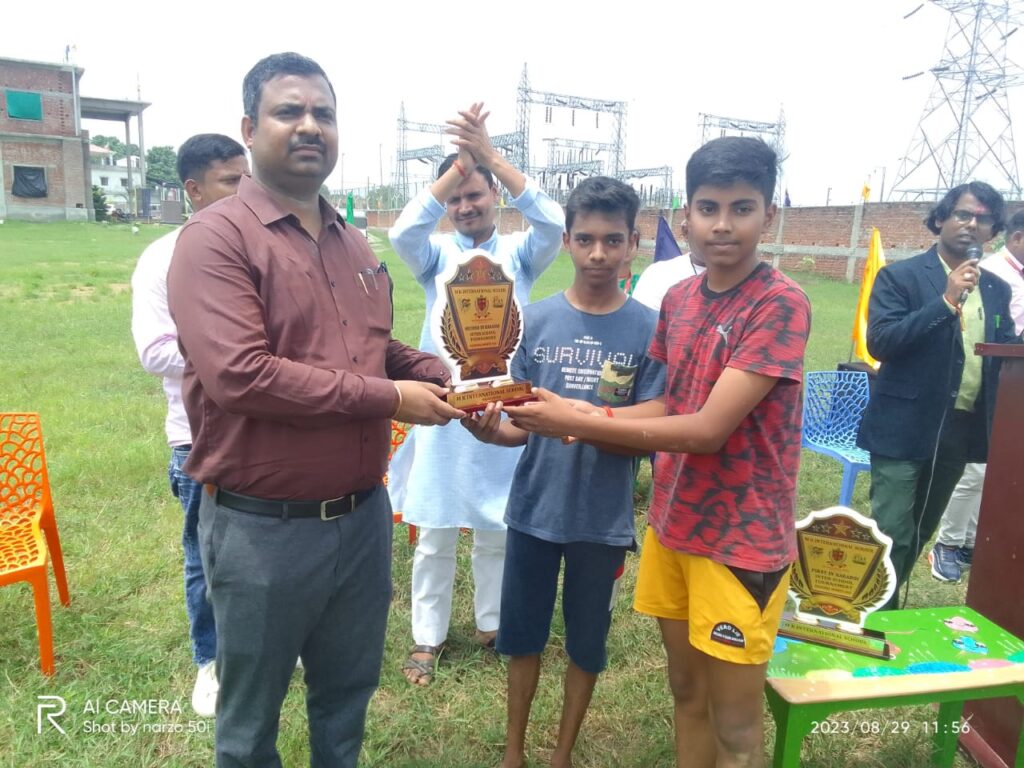 एमके इंटरनेशनल स्कूल में रक्षाबंधन ,श्रावण और कबड्डी खेल का आयोजन।
