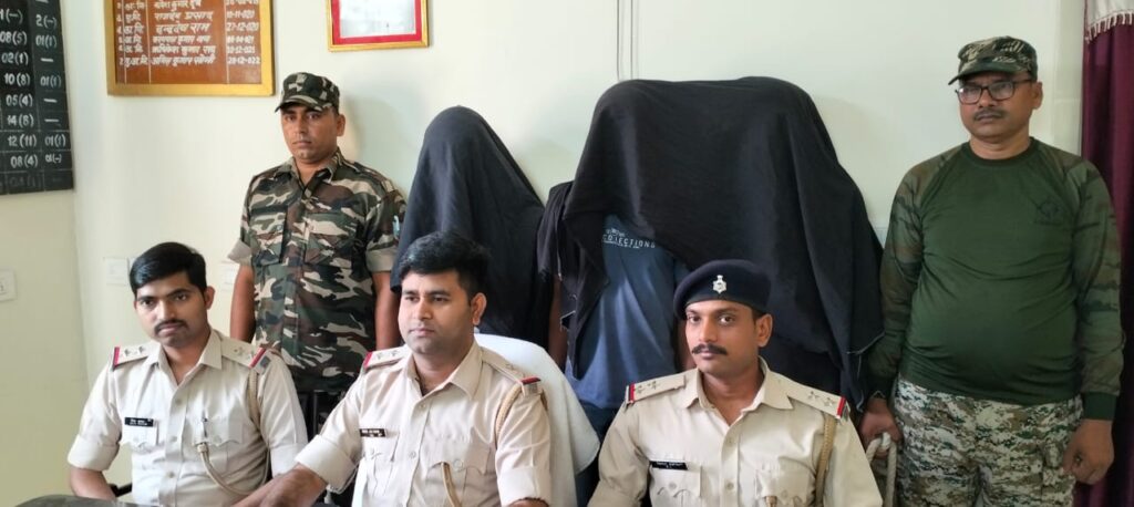 *सतबरवा पुलिस में तीन लुटेरों को गिरफ्तार कर भेजी जेल।