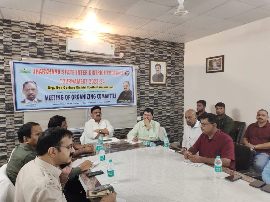 झारखंड राज्य अंतर जिला फुटबॉल प्रतियोगिता 10 से गढ़वा में