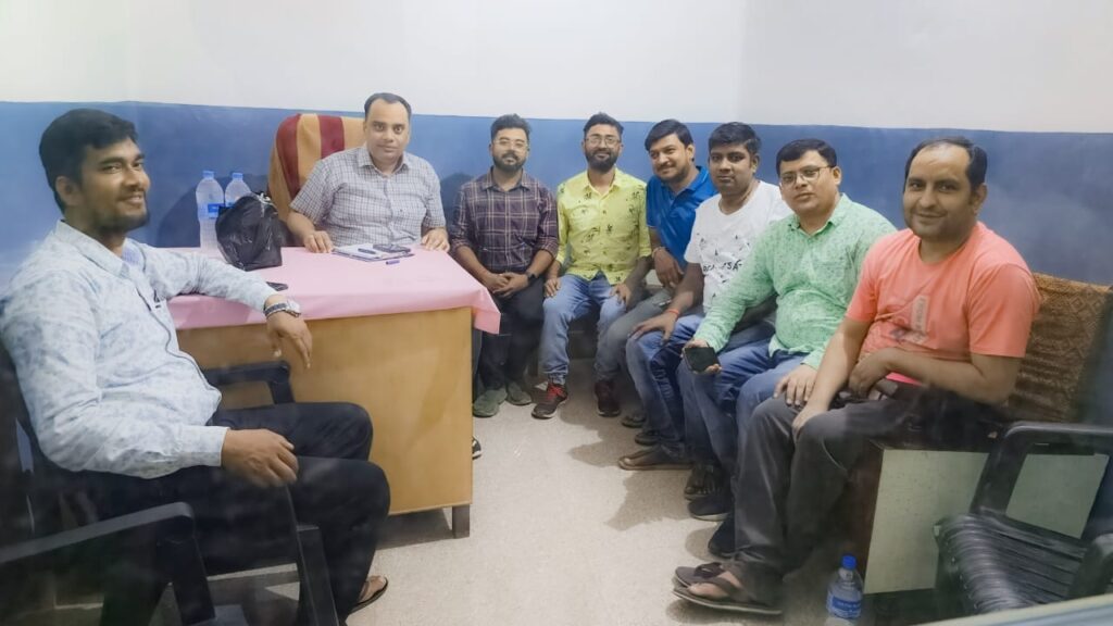 जायन्ट्स ग्रुप ऑफ गढ़वा के तत्वाधान में सेवा सप्ताह कार्यक्रम को लेकर के हुई बैठक।
