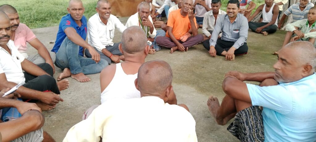 दुर्गा पूजा मनाने हेतु नव युवक संघ रेहड़ा चौक जतपुरा की बैठक संपन्न।