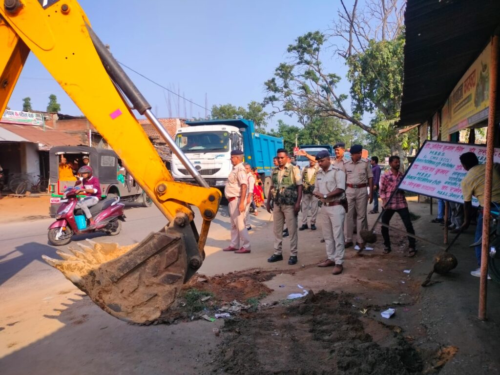 जाम की समस्या से निजात दिलाने को लेकर चला अतिक्रमण अभियान!