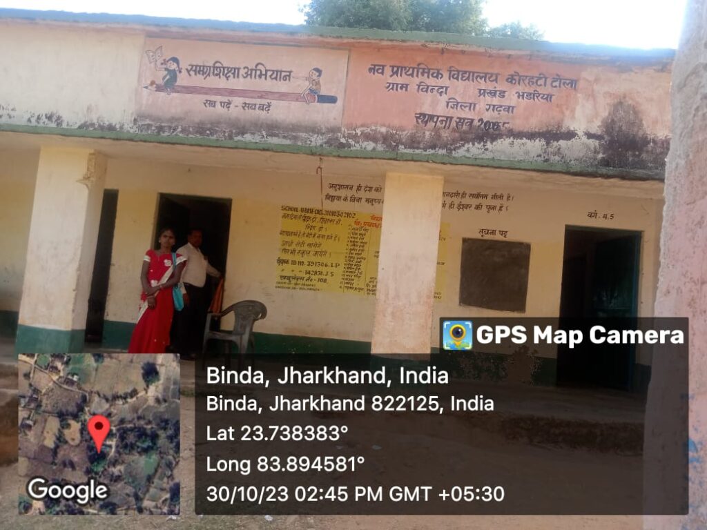 भंडरिया प्रखंड प्रमुख रुकमीनी देवी ने सोमवार को नव प्राथमिक विद्यालय कोरहटी बिंदा का निरीक्षण किया।