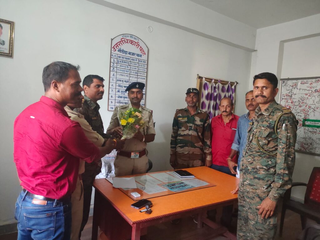 नए थाना प्रभारी ने लिया पदभार