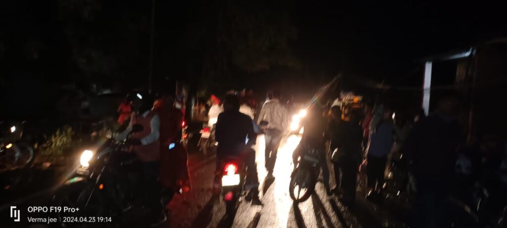 तेज आंधी तूफान एवम हुए ओलावृष्टि के कारण जन जीवन अस्त व्यस्त