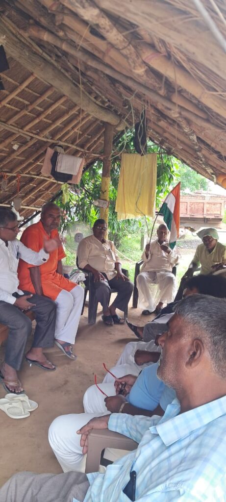 तिरंगा यात्रा के सफल आयोजन को लेकर की गई बैठक