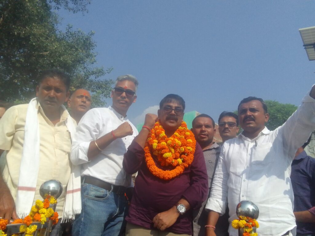 चौरिया में सरदार बल्लभ भाई पटेल की  मनाई गई 150 वीं जयंती