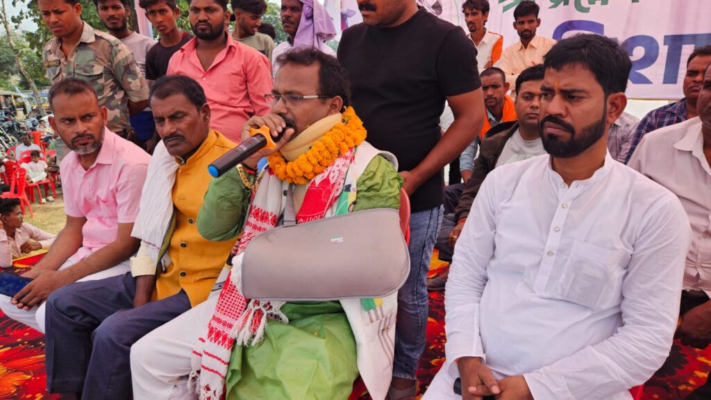 बरडीहा में जनसभा:क्षेत्र को विकास की नई ऊंचाइयों पर ले जाएंगे- ब्रह्मदेव प्रसाद