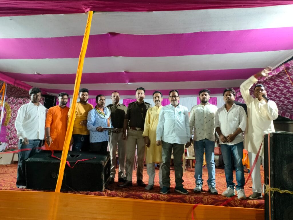 गंगा घाट पर किया गया भक्ती जागरण का आयोजन