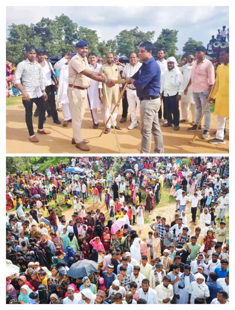 ।।धुरकी:- मोहर्रम त्यौहार आपसी भाईचारा सौहार्दपूर्ण वातावरण में हुआ संपन्न,प्रशासन ने ड्रोन से रखा पूरे क्षेत्र पर नजर ।।