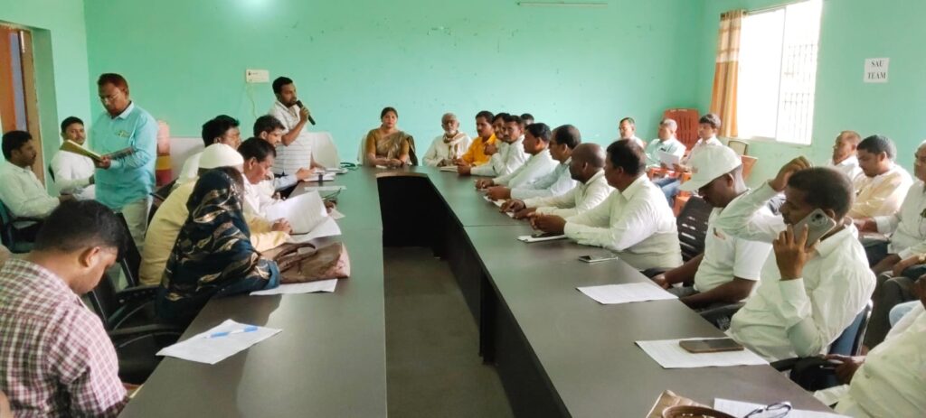 पंचायत समिति की बैठक में सभी विभागों की हुई समीक्षा