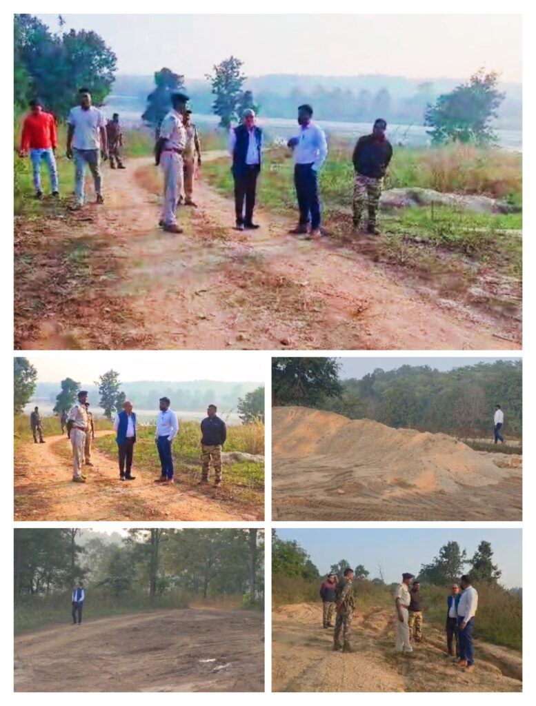 ।। धुरकी(गढ़वा):- कनहर नदी में अवैध बालू उत्खनन मामले उजागर होने के बाद,प्रशासन की पड़ी कड़ी नजर ।।