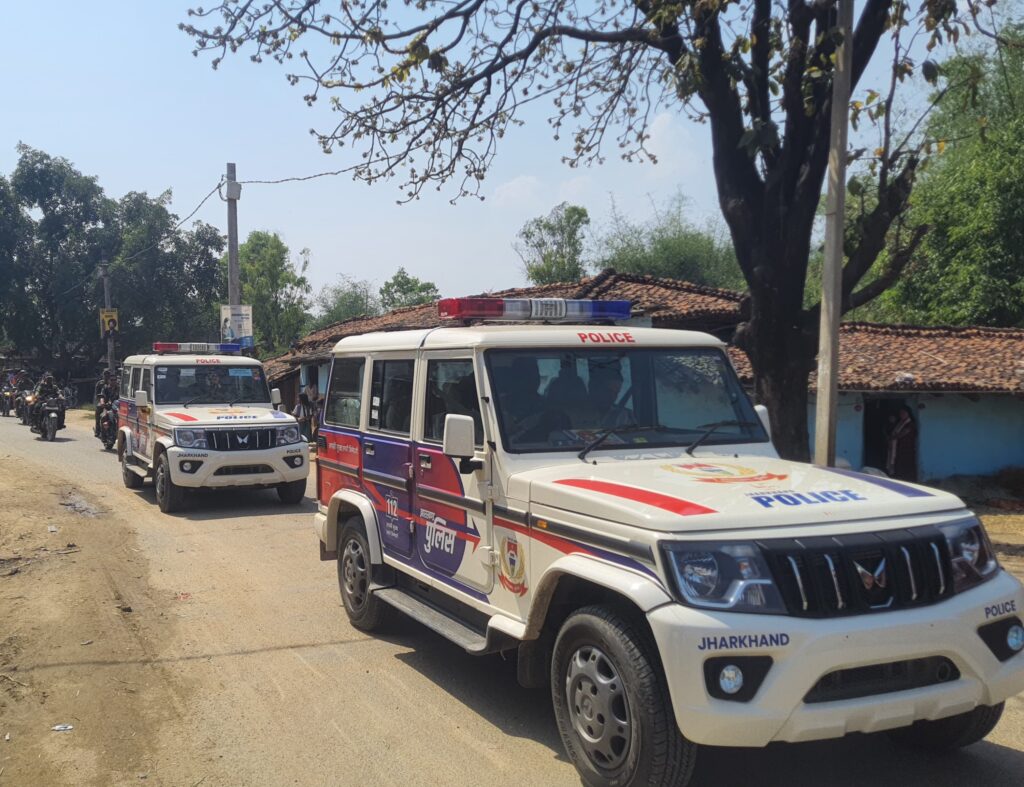विशुनपुरा में रामनवमी को लेकर फ्लैग मार्च