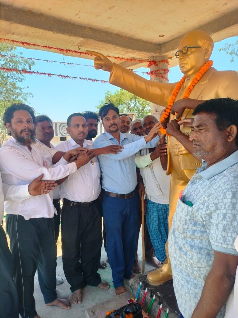 जतपुरा में धूमधाम से मनी भारत रत्न डॉ. भीमराव अंबेडकर की 135वीं जयंती, उमड़ा जनसैलाब
